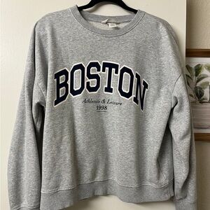 Gray Boston Sweatshirt